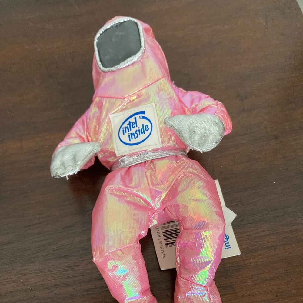 Collectible Intel Inside "The Bunny People"  -- Pink Mylar style